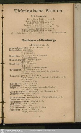Thüringische Staaten