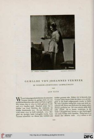 Gemälde von Johannes Vermeer