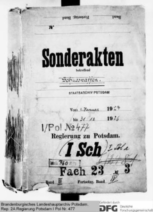 Schusswaffen der Schutzpolizei