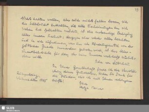 Bl. 73. Meiner, Helga