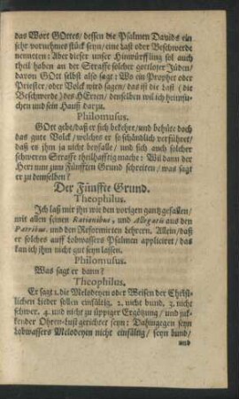 Der Fünffte Grund.