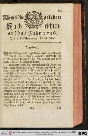 Den 19. des Weinmonats. XXXII. Stück