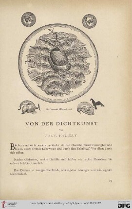 Von der Dichtkunst