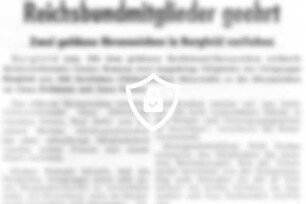 Reichsbundmitglieder geehrt