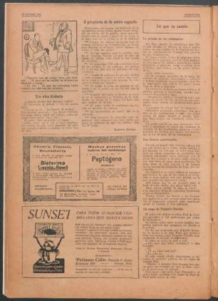 A propósito de la unión sagrada