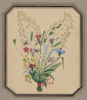 Blumenstrauß [aus der "geblümten Kassette"]