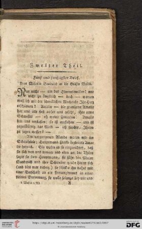 [Fünf und fünfzigster Brief - Drey und neunzigster Brief]