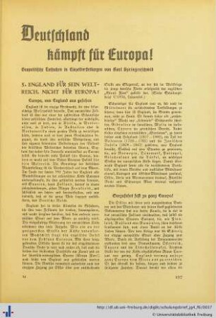 Deutschland kämpft für Europa.