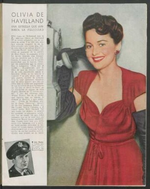 Olivia de Havilland : Una estrella que aún busca la felicidad