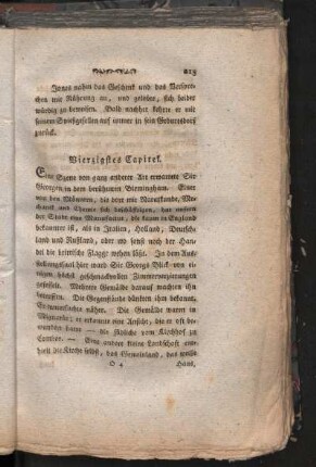 Vierzigstes Capitel