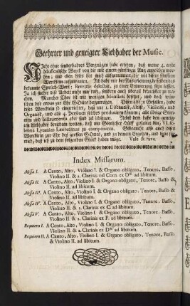 Index Missarum.