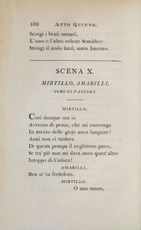 Scena X. Mirtillo, Aarilli, Coro di Pastori