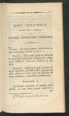 Dies Secundus