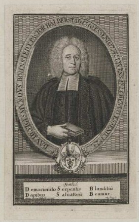 Bildnis des David Sigmund Bohnstedt