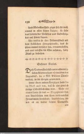 Sechstes Kapitel.