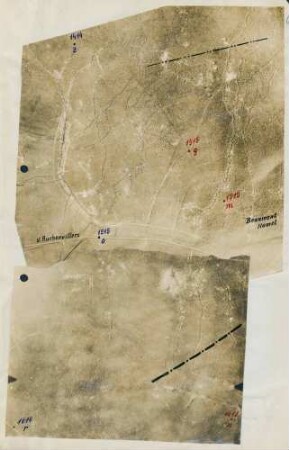 Foto des Geländes bei Beaumont-Hamel (Luftbild)