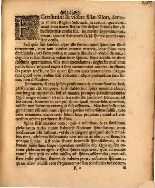 Propempticon inaug. de corona Christi spinea II