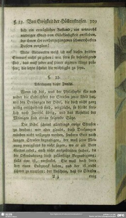 §. 33. Ueberlegung dieser Zweifel