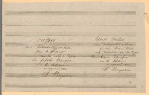 Le fidèle berger, Auswahl, arrangiert, Klavier. - BSB Mus.Schott.Ha 5038-2