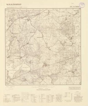 2237 Gr. Raden, Topographische Karte 1:25000 (4cm - Karte)