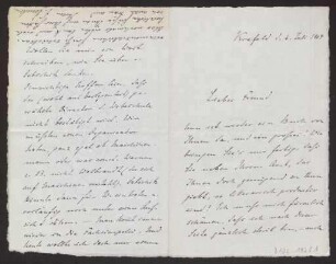 Schreiben an Hermann Muthesius (Brief)