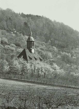 Dresden-Pillnitz, Weinbergkirche von Südosten, Mai 1969