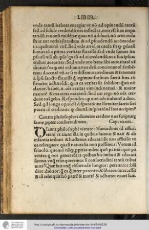 Capitulum xxxiii.