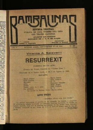 Resurrexit : comedia en un acto