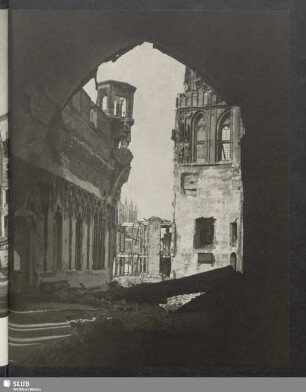 Blick vom Hansesaal des Rathauses
