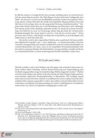 IV.2 Leib und Leben