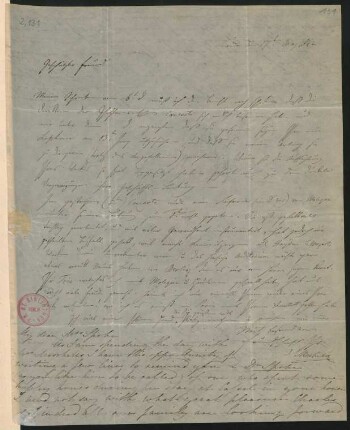 Brief an Louis Spohr und Dorette Spohr : 17.05.1842
