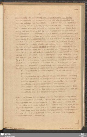 1. Darstellung und Bewertung der gegenwärtigen Situation