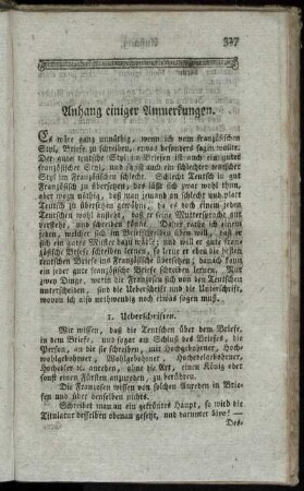Anhang einiger Anmerkungen.