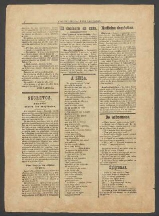 Medicina doméstica.