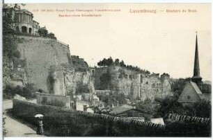 Luxemburg. Rochers du Bock