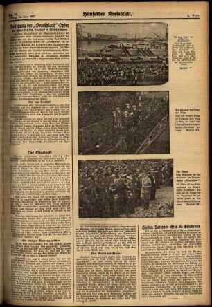 Zweite Ausgabe vom Freitag, den 18. Juni 1937.