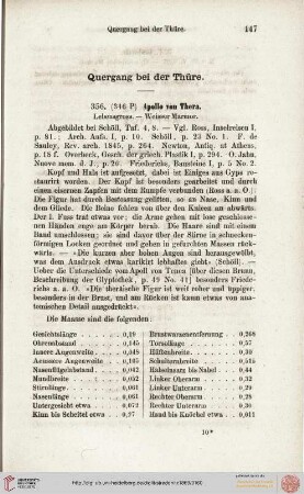 Quergang bei der Thüre