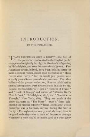 The Breitmann ballads