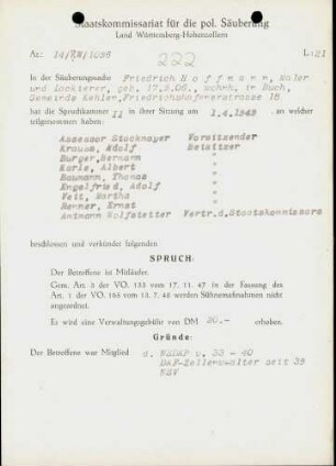 Hoffmann, Friedrich