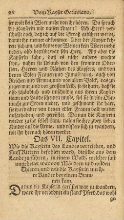 Das VII. Capitel. Wie die Kayserin des Landes vertrieben, ...