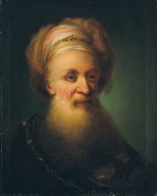 Brustbild eines Mannes mit Turban