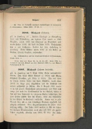 3186. Richard (Johann)
