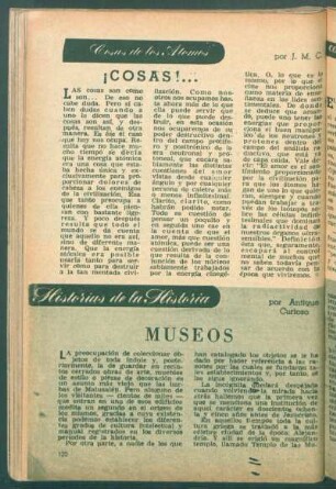 ¡Cosas! ... : Cosas de los atomos