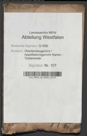 Krevet, Henriette geb. Doerth, Witwe des Doktors Krevet, Unna