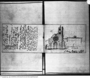Skizzenbuch Latium, Santa Maria Maggiore in Alatri