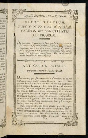 35-60, Caput Tertium. Art. I. - Art. XII.
