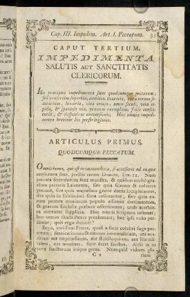 35-60, Caput Tertium. Art. I. - Art. XII.