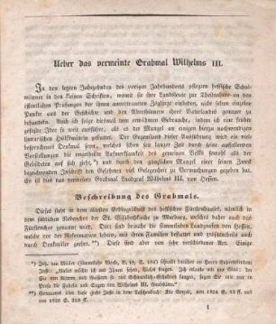 Beschreibung des Grabmals