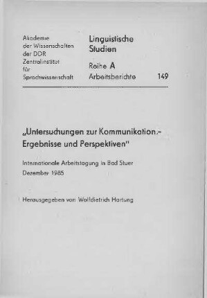 "Das war doch n ziemlicher Schlag vors Kontor wieder" : zur Thematisierung von Erleben und Emotionen in der Interaktion