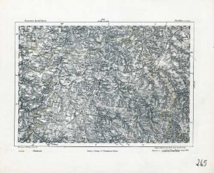Reymann's Special-Karte, [Blatt] 265. Chatillon-sur-Seine